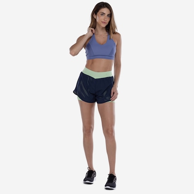 Short Feminino Oxer Duplo Laser Cut com Bermuda Interna - Foto 5