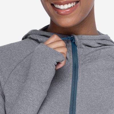 Jaqueta Feminina Oxer com Capuz Jogging com Bolso Seguro - Foto 4