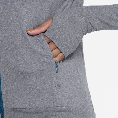 Jaqueta Feminina Oxer com Capuz Jogging com Bolso Seguro - Foto 5