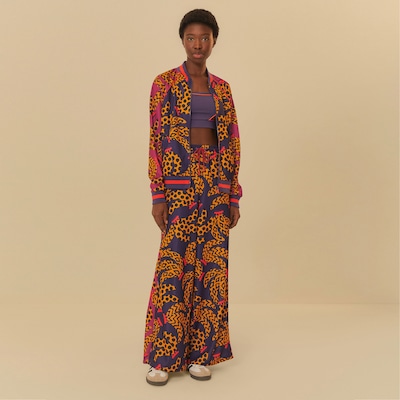 Jaqueta Feminina Farm sem Capuz Politricô Forrada Ethnic Bananas Bex - Foto 3