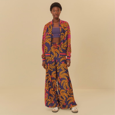 Calça Feminina Farm Politricô com Abertura Lateral Ethnic Bananas Bex - Foto 3