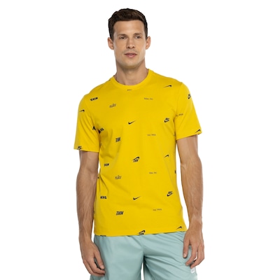 Camiseta Masculina Nike Sportswear Tee Club Aop - Foto 2