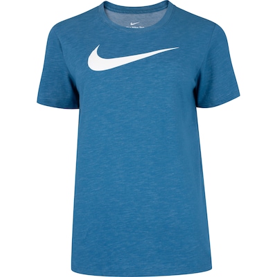 Camiseta Feminina Nike Manga Curta Dri-Fit Swoosh - Foto 1