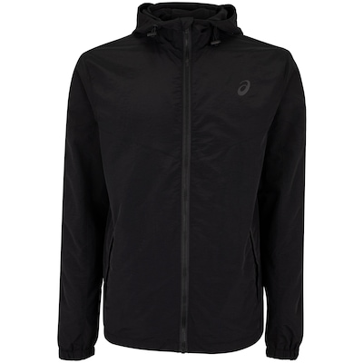 Jaqueta Masculina ASICS com Capuz Recortes Jaqueta Masculina ASICS com Capuz Recortes