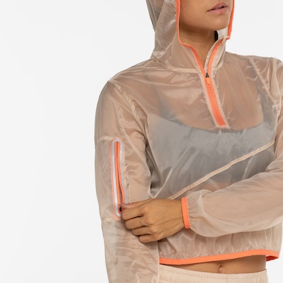 Blusão Feminino ASICS com Capuz Leve Assimétrica - Foto 4