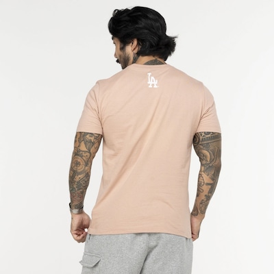 Camiseta dos Los Angeles Dodgers New Era Rooted Nature - Foto 3