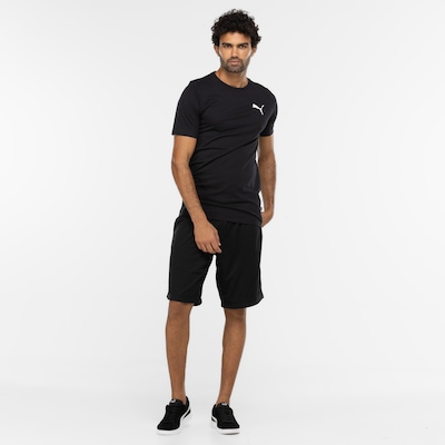 Camiseta Masculina Puma Manga Curta Essentials Small Cat Logo - Foto 3