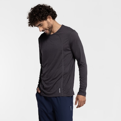 Camiseta Masculina Oxer Manga Long Flat Mescla - Foto 2