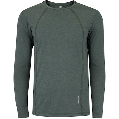 Camiseta Masculina Oxer Manga Long Flat Mescla - Foto 5