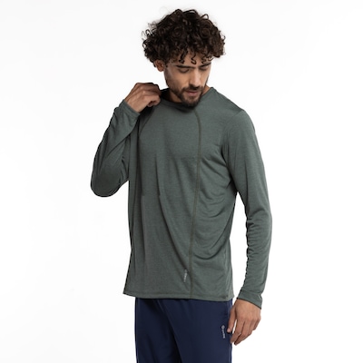 Camiseta Masculina Oxer Manga Long Flat Mescla - Foto 2