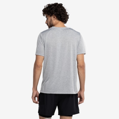 Camiseta Masculina Oxer Manga Curta Média Compressão Flat Mescla - Foto 3