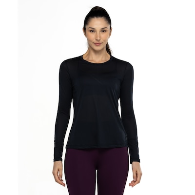 Camiseta Feminina Oxer Manga Longa Crepe Anti-Odor - Foto 2