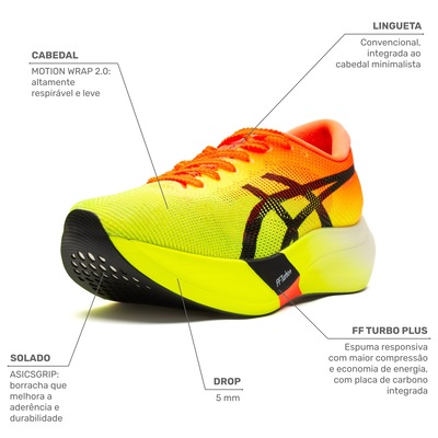 Tênis ASICS Metaspeed Edge Paris Unissex - Foto 2