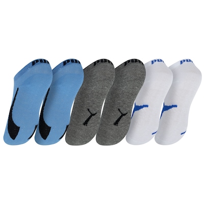 Meia Puma Sapatilha 3 pares Infantil - Foto 2