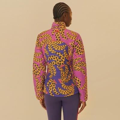 Jaqueta Feminina Farm Puffer Ethnic Bananas - Foto 2