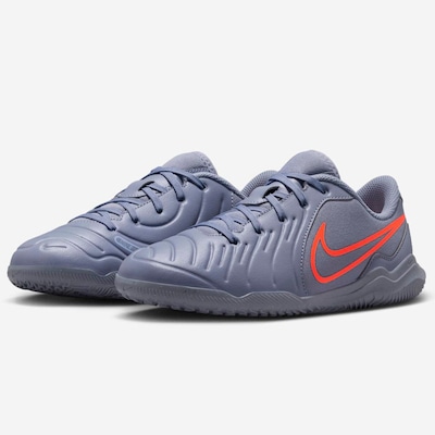 Chuteira Futsal Nike Tiempo Jr Legend 10 Club Ic - Infantil - Foto 4