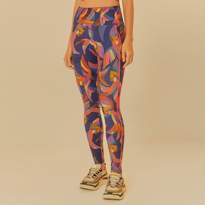 Calça Legging Feminina Farm Andorinha Listrada - Foto 1
