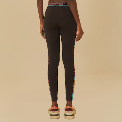 Calça Legging Feminina Farm Recorte Onça Cool - Foto 2