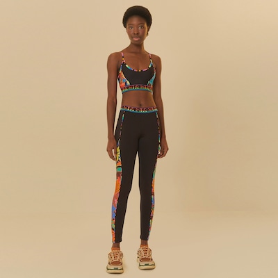 Calça Legging Feminina Farm Recorte Onça Cool - Foto 3