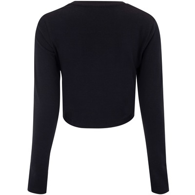 Blusa Cropped Feminina ASICS Manga Longa Cava Tradicional - Foto 2