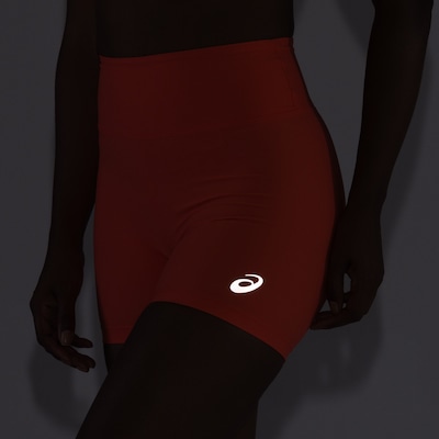 Short Feminino ASICS Média Compressão Cós Médio Bolso Costas - Foto 6