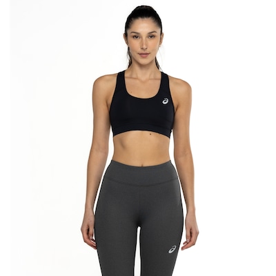 Top Fitness com Bojo Removível ASICS Basic Logo Média Sustentação Adulto - Foto 2
