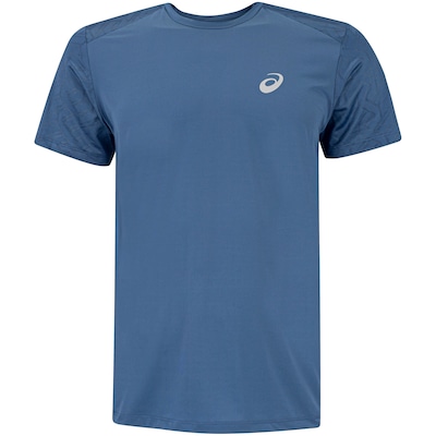 Camiseta Masculina ASICS Manga Curta Jacquard Anti Odor Cava Tradicional - Foto 6