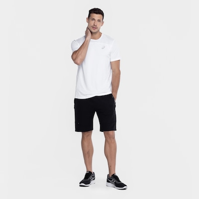 Camiseta Masculina ASICS Manga Curta Racket Recortada - Foto 4