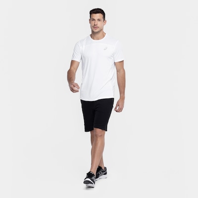 Camiseta Masculina ASICS Manga Curta Racket Recortada - Foto 5