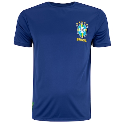 Camiseta do Brasil CBF Masculina Fardamento Dry - Foto 1