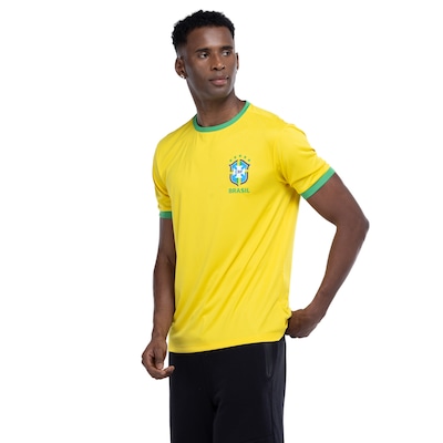 Camiseta do Brasil CBF Masculina Fardamento Dry - Foto 2