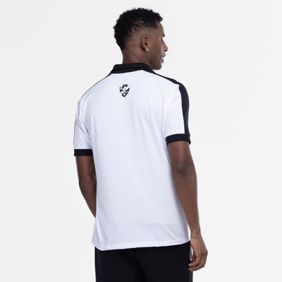 Camisa Polo do Vasco da Gama Masculina Retrô Anos 80 - Foto 3