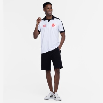 Camisa Polo do Vasco da Gama Masculina Retrô Anos 80 - Foto 4