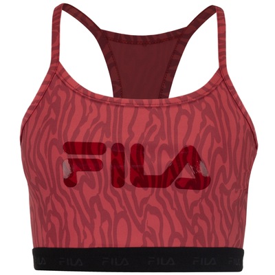 Top Fitness sem Bojo Fila Média Sustentação Train Elastic IIII Adulto - Foto 1