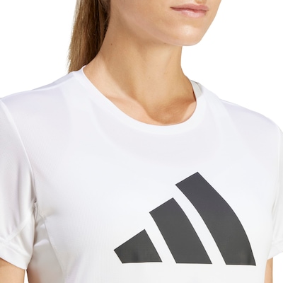 Camiseta Feminina adidas Manga Curta Run It - Foto 4