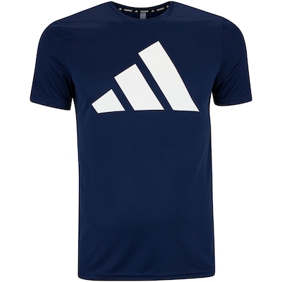 Camiseta Masculina adidas Manga Curta Run It - Foto 1