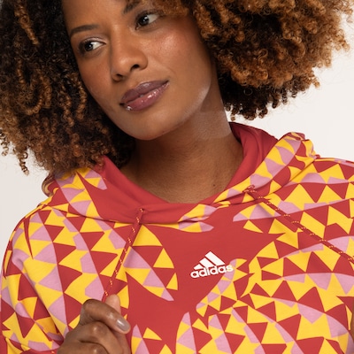 Blusão Feminino adidas Farm Rio com Capuz - Foto 4