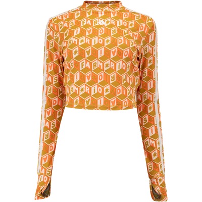 Blusa Cropped Feminina adidas Farm Manga Longa LS - Foto 1