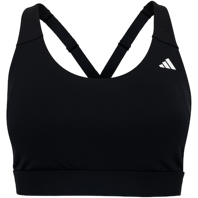 Top Fitness com Bojo Removível adidas Média Sustentação Ultimate MS BRA Adulto - Foto 1