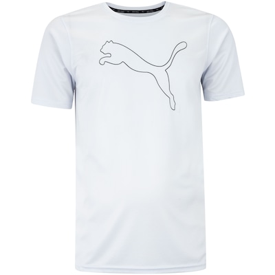 Camiseta Masculina Puma Manga Curta Performance Cat - Foto 1