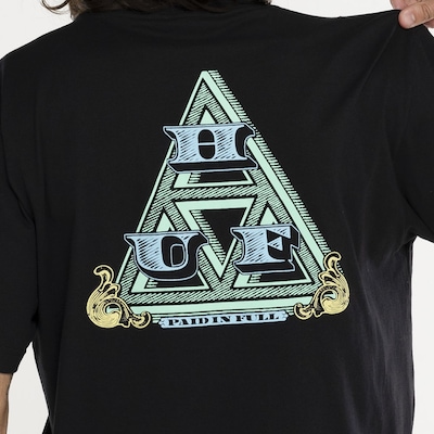 Camiseta HUF Manga Curta Paid in Full SS - Foto 4