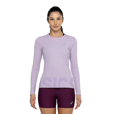 Camiseta Feminina ASICS Manga Longa UV Leve - Foto 2