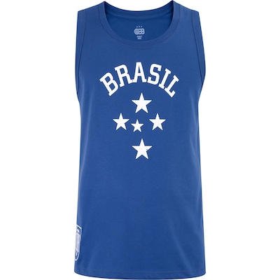 Camiseta Regata Masculina CBB Retrô Basquete Brasil - Foto 2