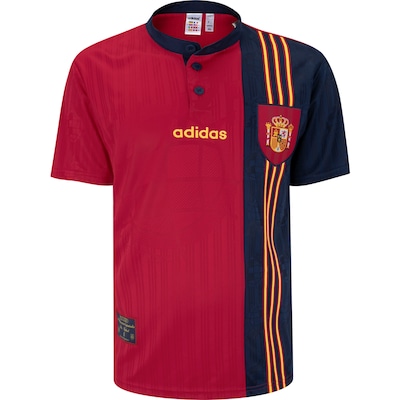 Camisa da Espanha I 96 adidas Masculina Torcedor - Foto 1