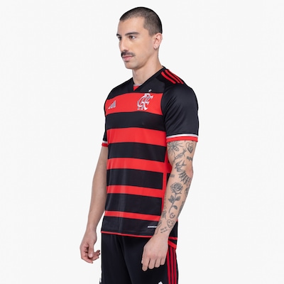 Camisa do Flamengo I 24 adidas Masculina Torcedor - Foto 6
