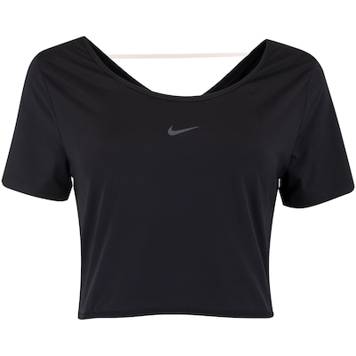 Camiseta Feminina Nike Manga Curta One Classic Dri-Fit TWST - Foto 1