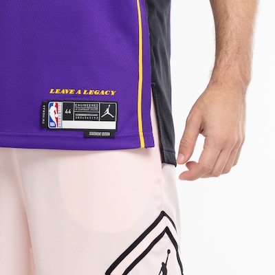 Camiseta Regata Los Angeles Lakers Nike Masculina Dri-Fit Jersey Swgmn STM 22 - Foto 5