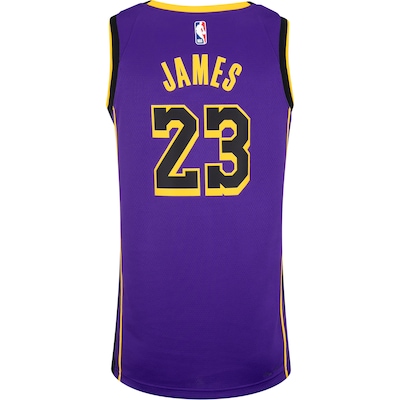 Camiseta Regata Los Angeles Lakers Nike Masculina Dri-Fit Jersey Swgmn STM 22 - Foto 3
