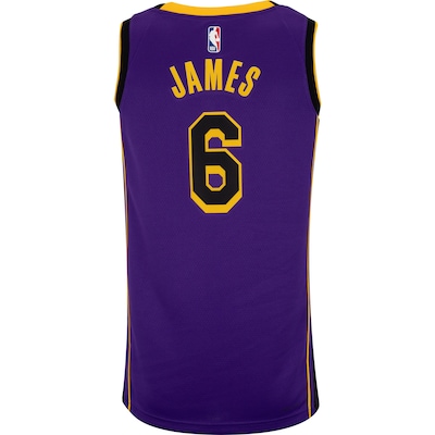Camiseta Regata Los Angeles Lakers Nike Masculina Dri-Fit Jersey Swgmn STM 22 - Foto 2