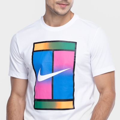 Camiseta Masculina Nike Manga Curta Dri-fit Court Open SP24 - Foto 3